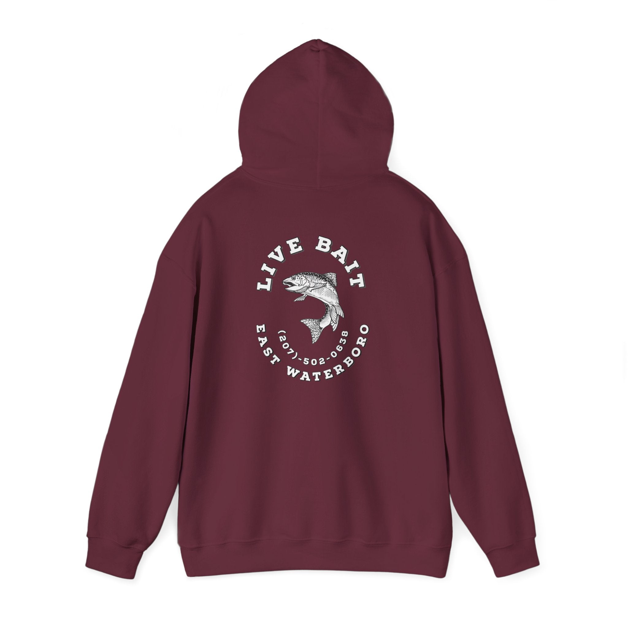 Live Bait East Waterboro Heavy Hoodie