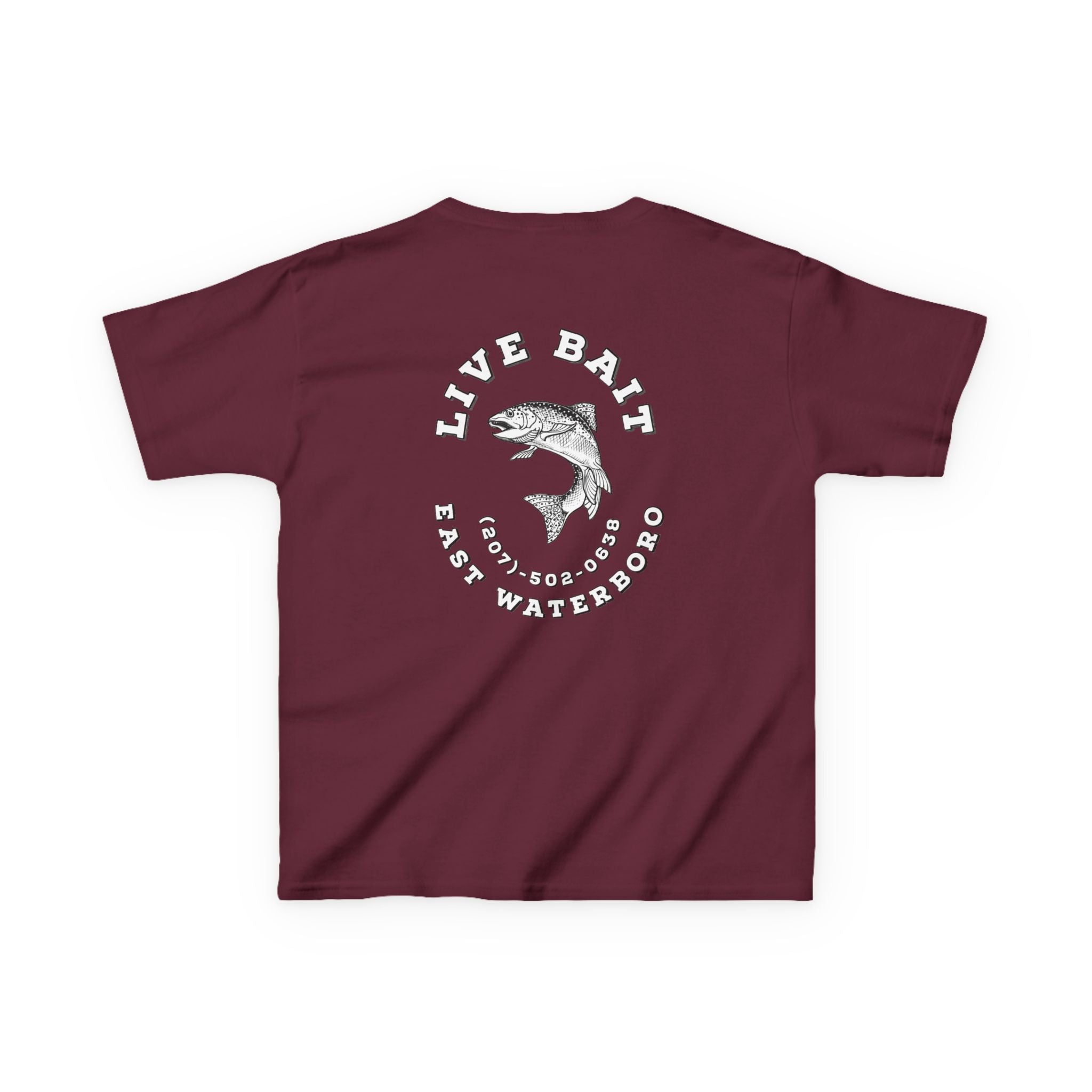 YOUTH Live Bait East Waterboro Heavy Tee