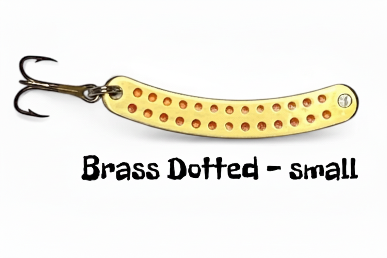 Harry Lure Brass Dotted (Small)