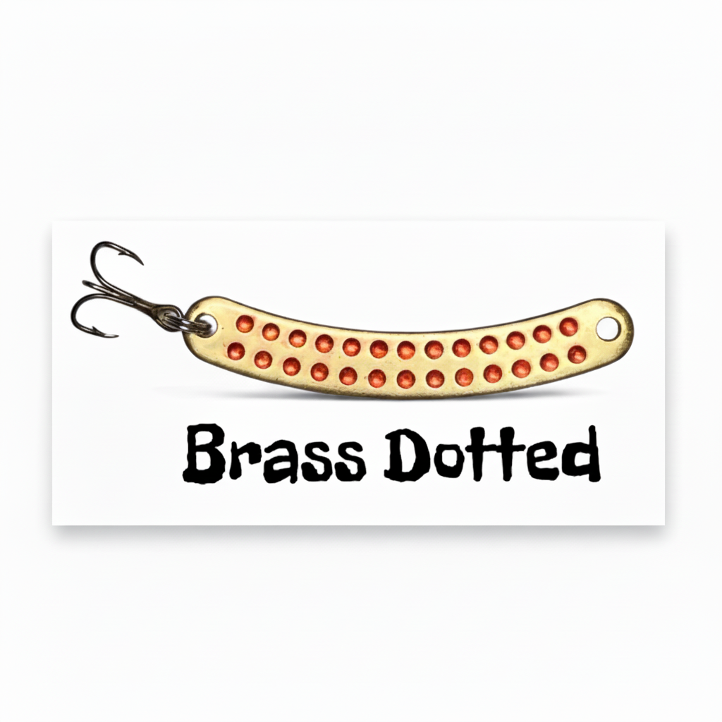 Harry Lure Brass Dotted (Large)